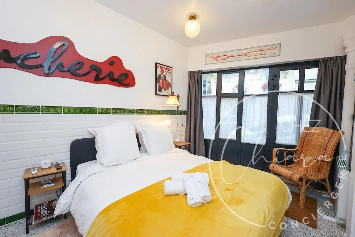 Paris Retro Bistro Escape Authentic & Cozy Lejlighed Frankrig